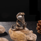Antique Copper Brass Snake Figurine Mini Desktop Bronze Decor Statue 5