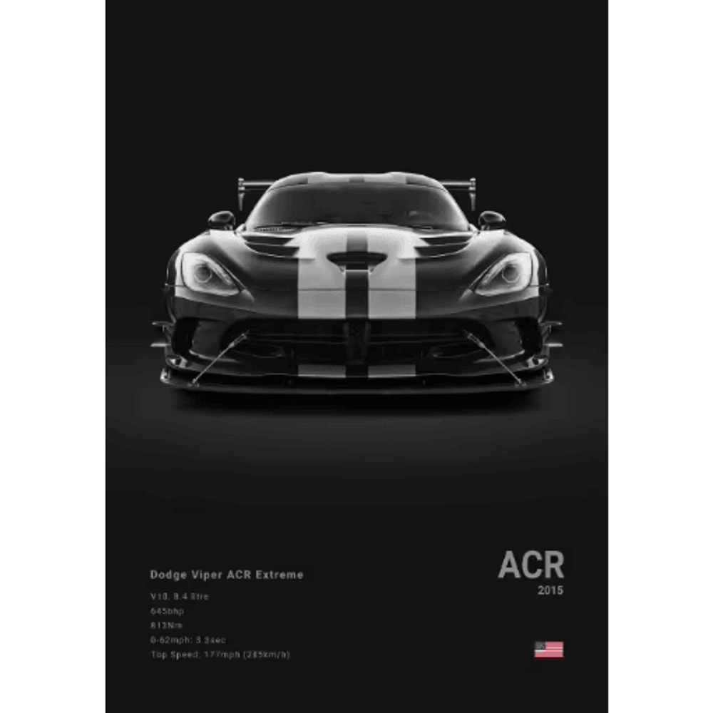 Dodge Challenger SRT Hellcat Redeye Canvas Poster Muscle Car Wall Art Print 11