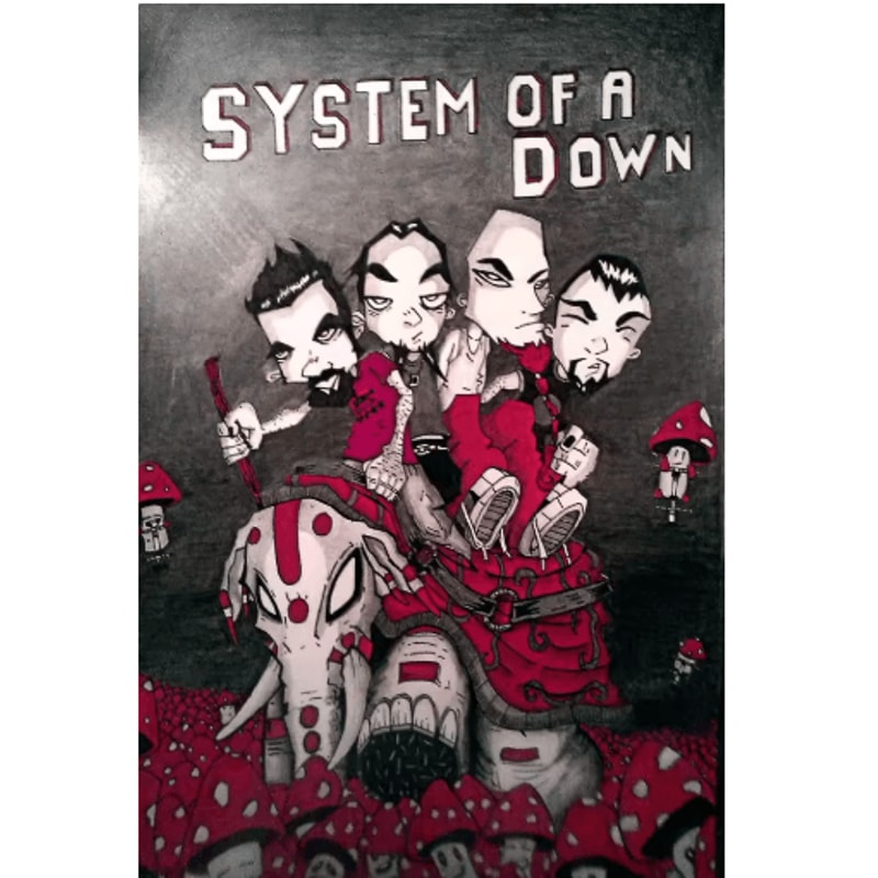 System Of A Down Album Canvas Poster Metal Band Wall Art Decor 14