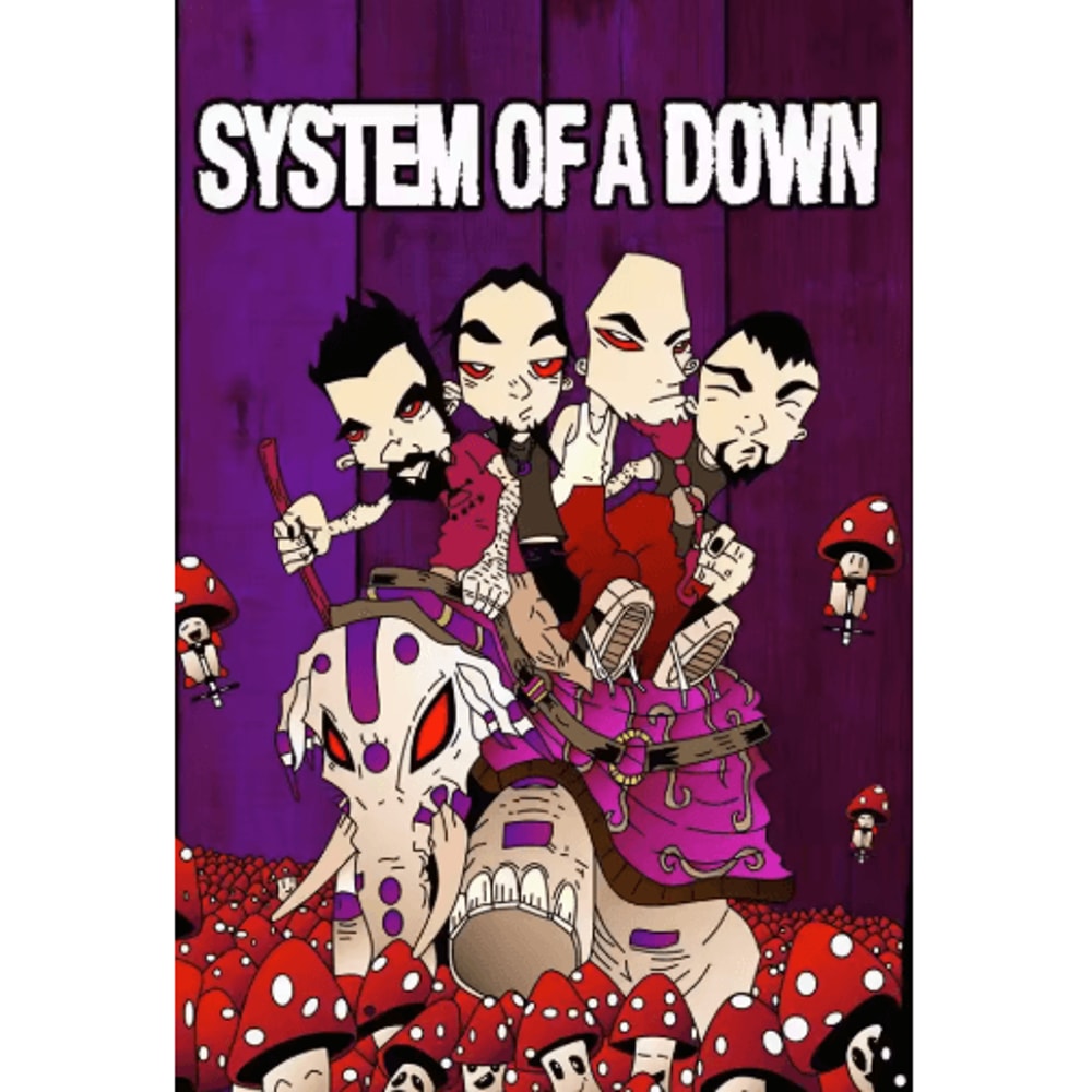 System Of A Down Album Canvas Poster Metal Band Wall Art Decor 3