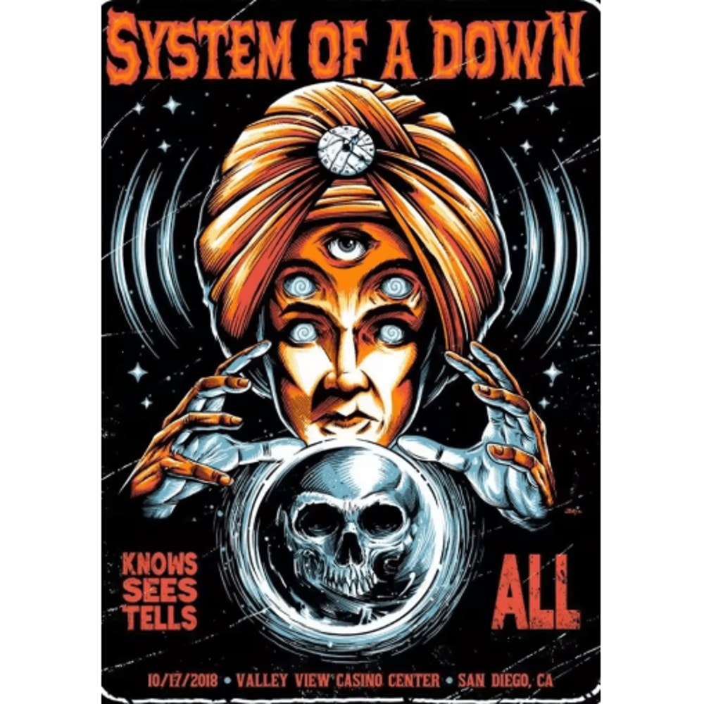 System Of A Down Album Canvas Poster Metal Band Wall Art Decor 5