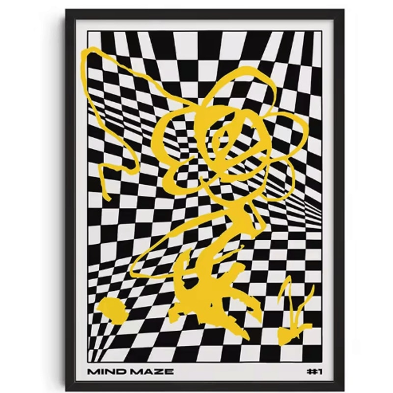 Mid Century Abstract Japanese Canvas Prints Vintage Minimalist Wall Art Set 11