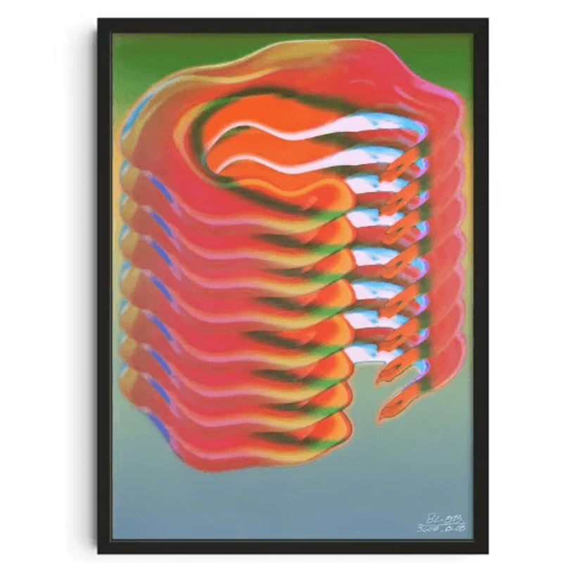 Mid Century Abstract Japanese Canvas Prints Vintage Minimalist Wall Art Set 16