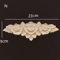 Vintage Rose Wood Carving Appliques Decorative Furniture Onlays Set 2