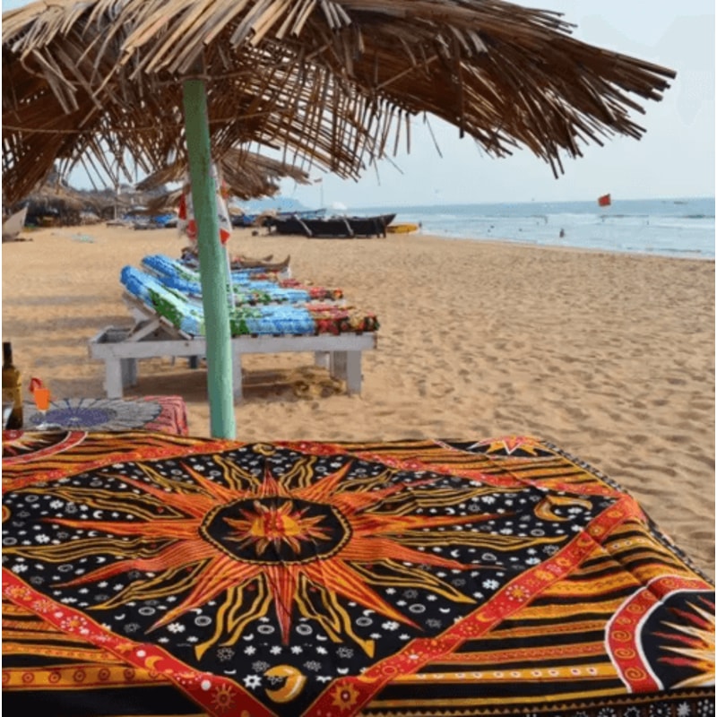 Indian Mandala Tarot Tapestry Bohemian Hippie Wall Hanging For Aesthetic Room Decor 9