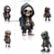 Cool Skeleton Figurine Mini Skull Resin Statue For Gothic Halloween Tabletop Decor 5