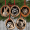 Cute Woodland Animal Acrylic Christmas Ornaments Bunny Owl Forest Friends Tree Decorations 0