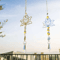 Metal Lotus Crystal Suncatcher Handmade Wind Chime Pendant For Garden Home Decor 4