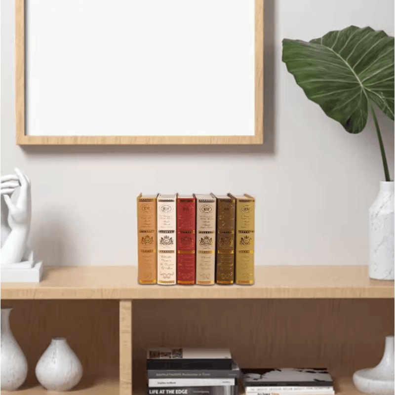 European Vintage Decorative Fake Books Retro Simulation Book Props For Stylish Home Decor 1