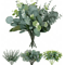 Artificial Eucalyptus Bouquet Set Realistic Greenery Stems For Home Wedding Decor 369 PCS 1