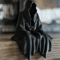 Gothic Hooded Cloaked Statue Dark Aesthetic Figurine For Desk Shelf Decor 4