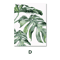 Nordic Botanical Canvas Wall Art Monstera Tropical Leaf Prints For Modern Home Decor 3