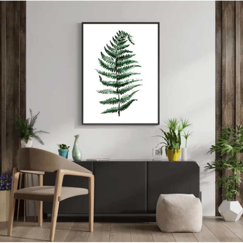 Nordic Botanical Canvas Wall Art Monstera Tropical Leaf Prints For Modern Home Decor 8