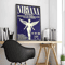 Nirvana Rock Band Canvas Poster Grunge Calligraphy Wall Art For Music Room Decor 15