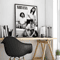 Nirvana Rock Band Canvas Poster Grunge Calligraphy Wall Art For Music Room Decor 4