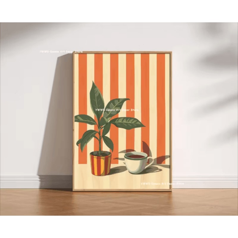 Buongiorno Espresso Canvas Wall Art Modern Coffee Kitchen Decor Print 15