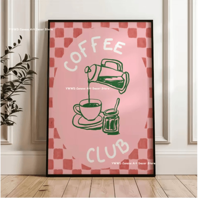 Buongiorno Espresso Canvas Wall Art Modern Coffee Kitchen Decor Print 7