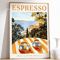 Buongiorno Espresso Canvas Wall Art Modern Coffee Kitchen Decor Print 23
