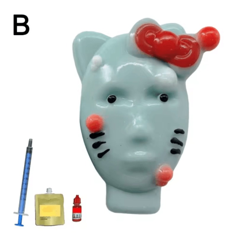 Reusable Pimple Popper Stress Relief Toy Funny Acne Decompression Fidget Gift Set 3