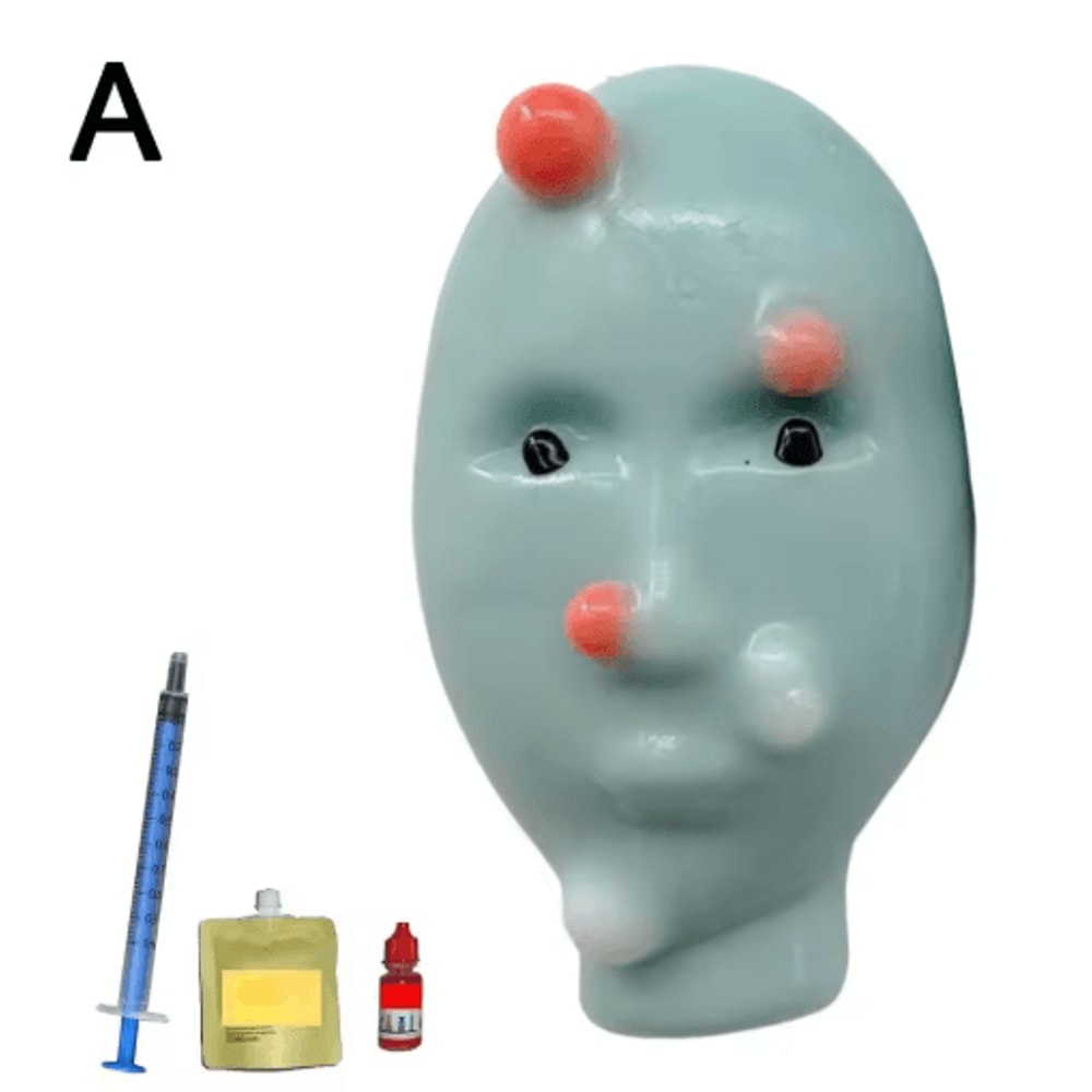Reusable Pimple Popper Stress Relief Toy Funny Acne Decompression Fidget Gift Set 4