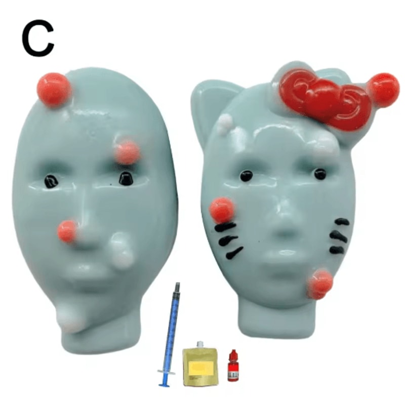 Reusable Pimple Popper Stress Relief Toy Funny Acne Decompression Fidget Gift Set 5