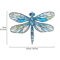 Colorful Acrylic Dragonfly Suncatcher Hanging Window Garden Decor 1