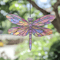 Colorful Acrylic Dragonfly Suncatcher Hanging Window Garden Decor 7