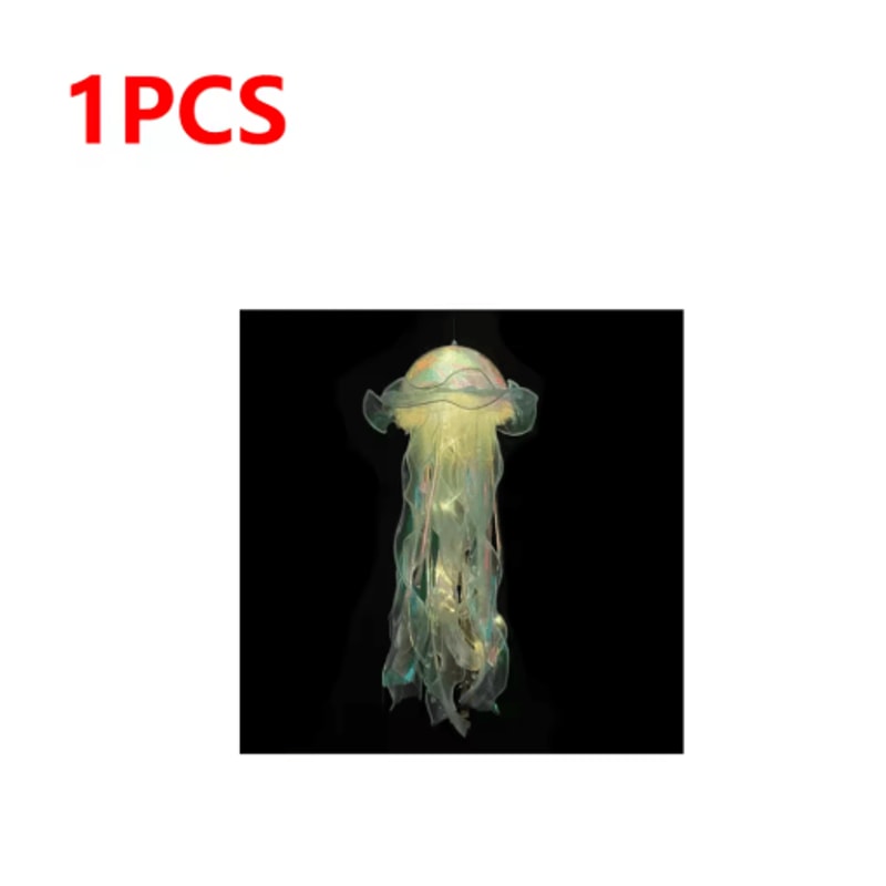 Gradient Jellyfish LED Hanging Night Light Colorful Ambient Pendant Lamp 22