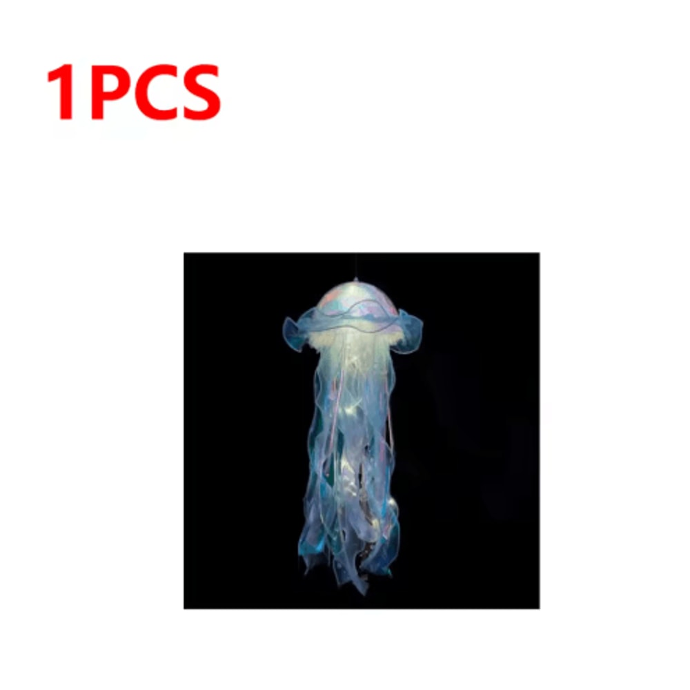 Gradient Jellyfish LED Hanging Night Light Colorful Ambient Pendant Lamp 23