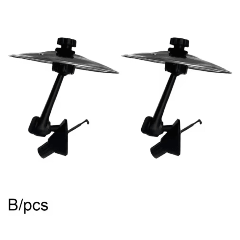 Mini Drum Car Vent Clip Fun Cymbal Drummer Dashboard Decoration 2