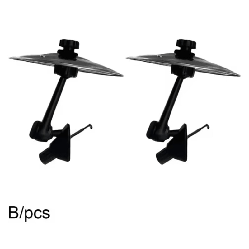 Mini Drum Car Vent Clip Fun Cymbal Drummer Dashboard Decoration 2