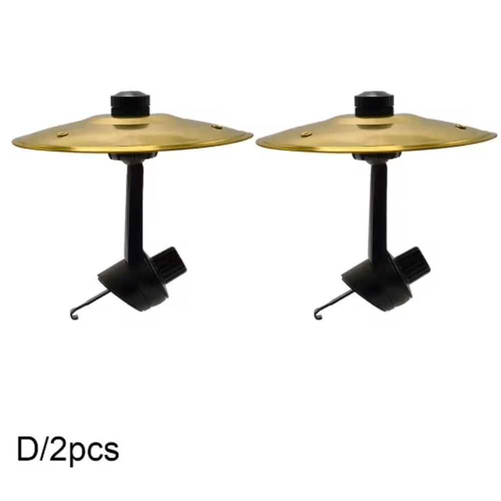 Mini Drum Car Vent Clip Fun Cymbal Drummer Dashboard Decoration 3