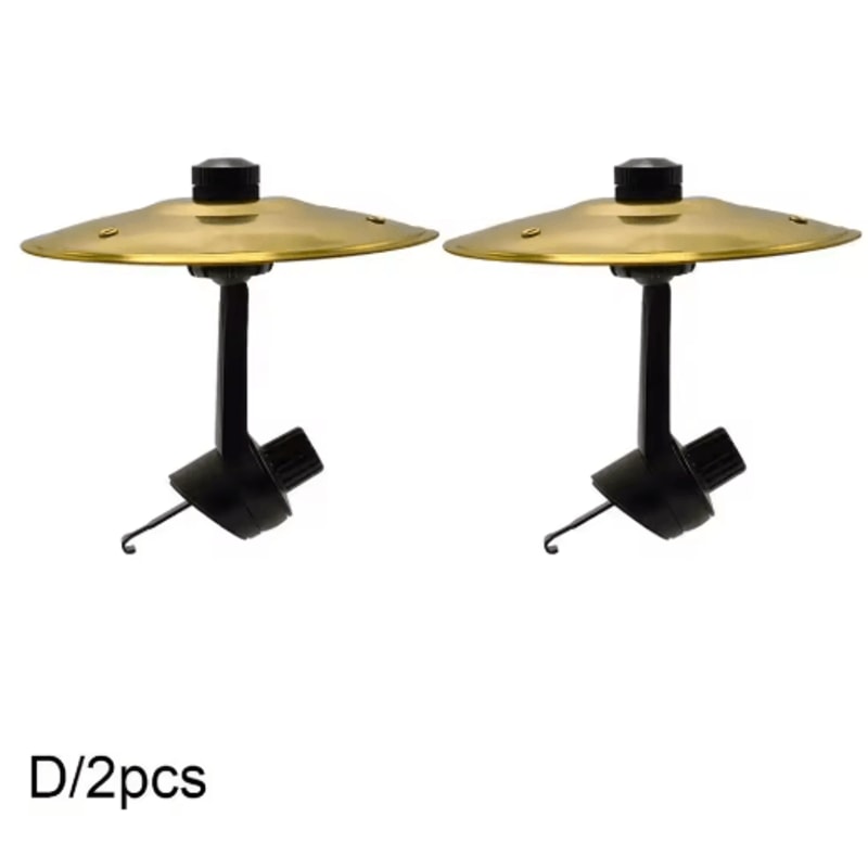 Mini Drum Car Vent Clip Fun Cymbal Drummer Dashboard Decoration 3