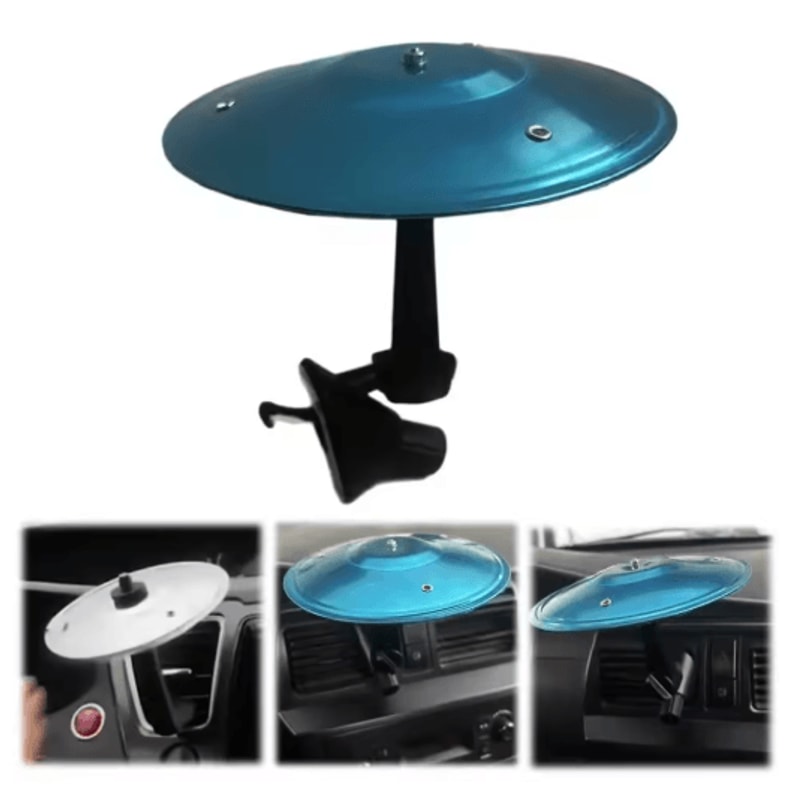 Mini Drum Car Vent Clip Fun Cymbal Drummer Dashboard Decoration 8