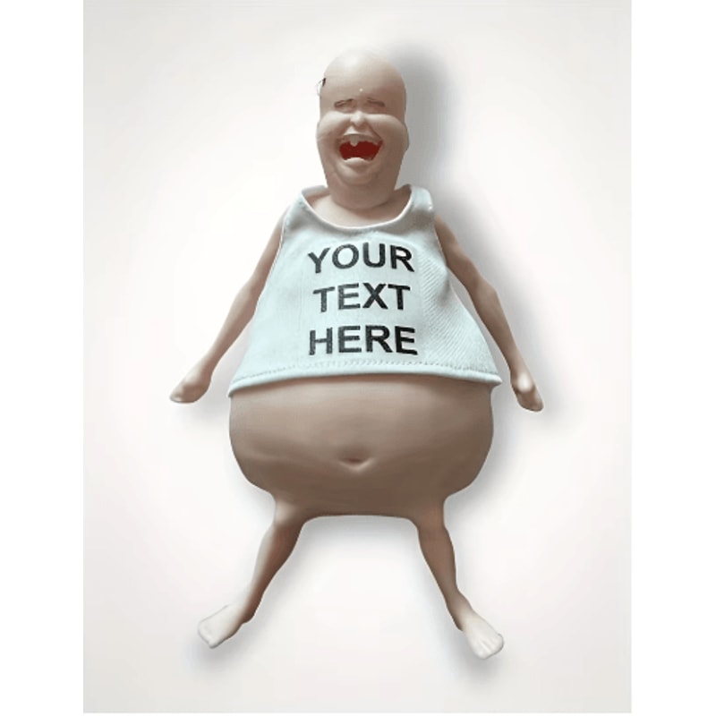 Funny Belly Doll With Expressive Eyes Quirky Silicone Party Home Decor 2