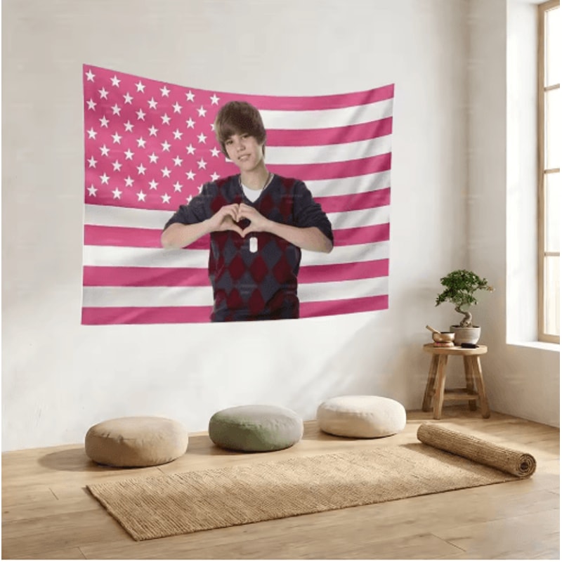 Patriotic American Flag Wall Banner CelebrityInspired Outdoor Festival Decor 4
