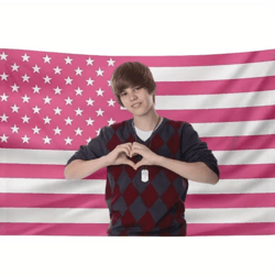 patriotic american flag wall banner celebrity-inspired outdoor festival decor