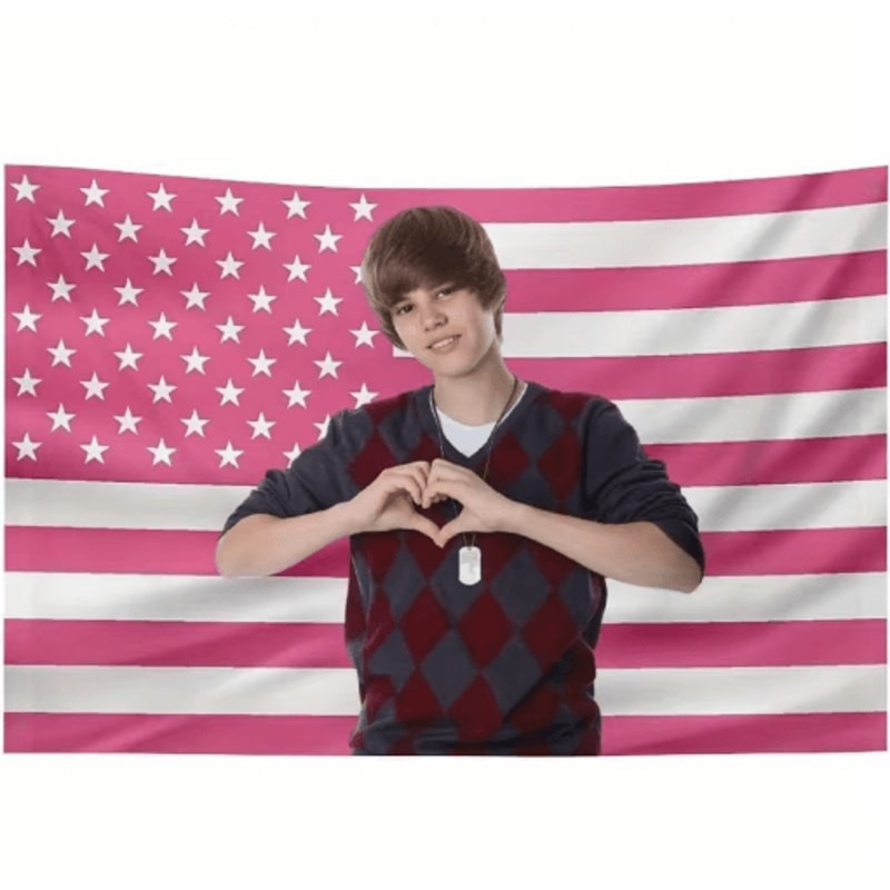 Patriotic American Flag Wall Banner CelebrityInspired Outdoor Festival Decor 0