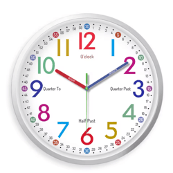 8-inch silent quartz wall clock minimalist modern home decor