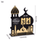 Black Gold Acrylic Ramadan Countdown Calendar Eid Mubarak Table Decor 2