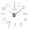Modern 3D DIY Wall Clock Large Acrylic Mirror Sticker Quartz Decor 15