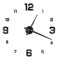 Modern 3D DIY Wall Clock Large Acrylic Mirror Sticker Quartz Decor 8