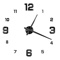 Modern 3D DIY Wall Clock Large Acrylic Mirror Sticker Quartz Decor 8