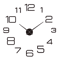 Modern 3D DIY Wall Clock Large Acrylic Mirror Sticker Quartz Decor 26