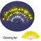 LED Neon Folding Rave Fan Glowing Party Hand Fan For Festivals Events 7
