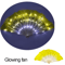 LED Neon Folding Rave Fan Glowing Party Hand Fan For Festivals Events 7