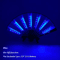 LED Neon Folding Rave Fan Glowing Party Hand Fan For Festivals Events 26