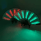 LED Neon Folding Rave Fan Glowing Party Hand Fan For Festivals Events 29