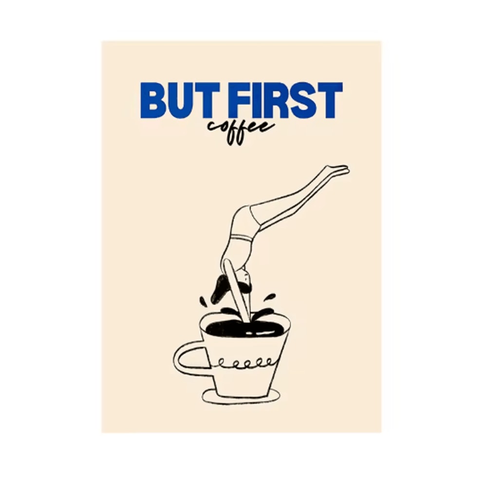 Coffee Diver Canvas Wall Art Trendy Coffee Lover Kitchen Poster Print 5