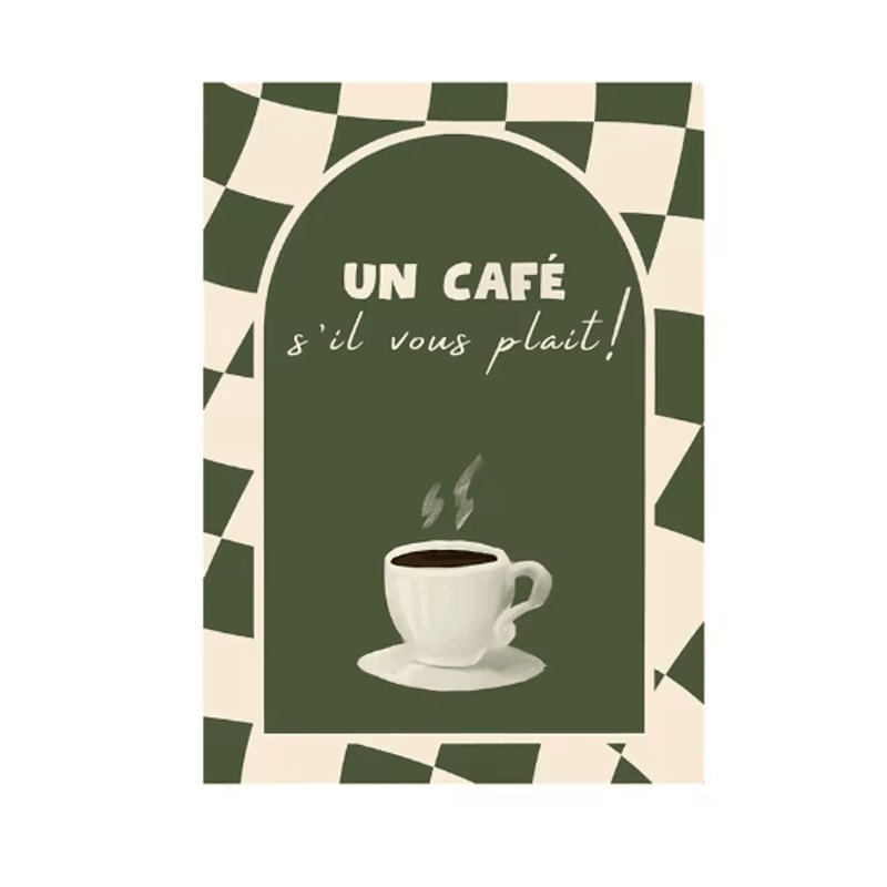 Coffee Diver Canvas Wall Art Trendy Coffee Lover Kitchen Poster Print 11